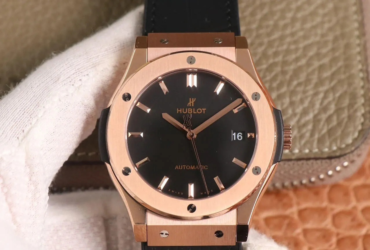 Hublot Classic Fusion 511.OX.1181.LR WWF Factory 1:1 Best Edition Replica Watch Black Dial